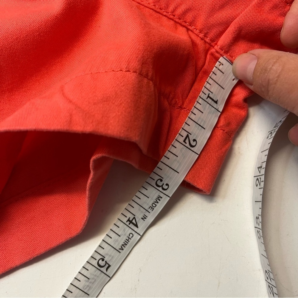NWOT Urban Outfitters BDG High Waisted Button Fly Coral Orange Cotton Shorts-26 - Picture 9 of 9